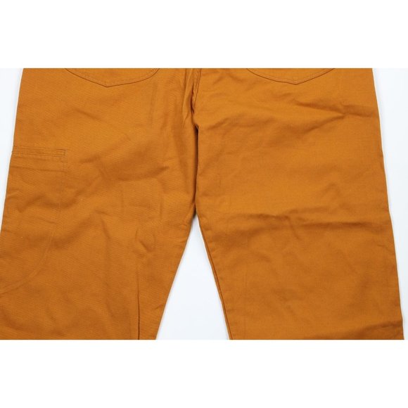 NOS Vintage 90s Marithe Francois Girbaud Mens 44x32 Baggy Loose Fit Jeans Orange - Picture 9 of 11